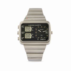 ,Omega - Montreal Olympics Chrono-Quartz 196.0052 personalizzato per Anzi Besson, anni 70