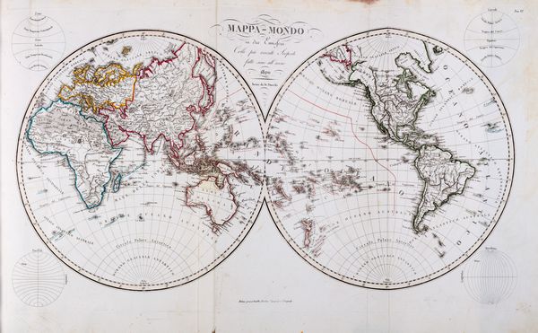 Nuovo Atlante di Geografia Universale in 52 carte  - Asta Libri, Autografi e Stampe - Associazione Nazionale - Case d'Asta italiane