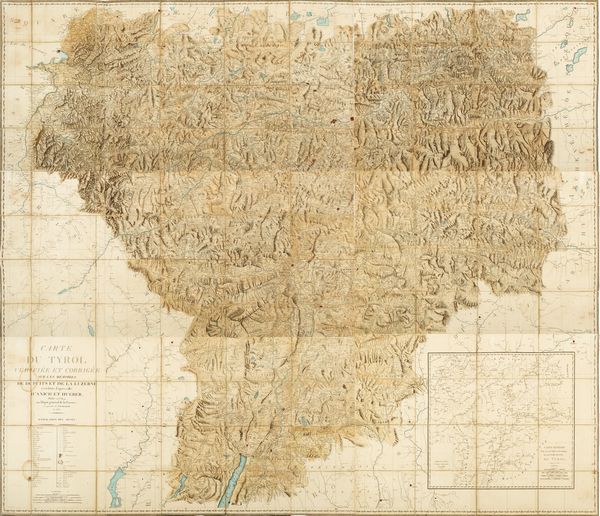Carte du Tyrol V�rifi�e et corrig�e sur le m�moires de Dupuis et de La Luzerne et r�duite d�apr�s celle d�Anich et Hueber  - Asta Libri, Autografi e Stampe - Associazione Nazionale - Case d'Asta italiane