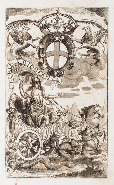 ,Genova - Ferrari, Epifano : Liguria trionfante delle principali nazioni del mondo  - Asta Libri, Autografi e Stampe - Associazione Nazionale - Case d'Asta italiane