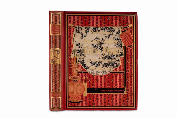 ,Émile Guimet : Promenades japonaises: Tokio - Nikko. Dessins par Felix Regamey  - Asta Libri, Autografi e Stampe - Associazione Nazionale - Case d'Asta italiane