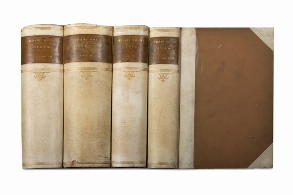 ,Giordano Bruno : Jordani opera omnia - Opera Latine Conscripta  - Asta Libri, Autografi e Stampe - Associazione Nazionale - Case d'Asta italiane