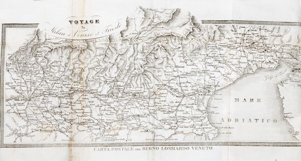 Nuovissima guida del Viaggiatore in Italia. Arricchita da varie carte itinerarie parziali e da 15 piante topografiche delle citt� principali d'Italia  - Asta Libri, Autografi e Stampe - Associazione Nazionale - Case d'Asta italiane