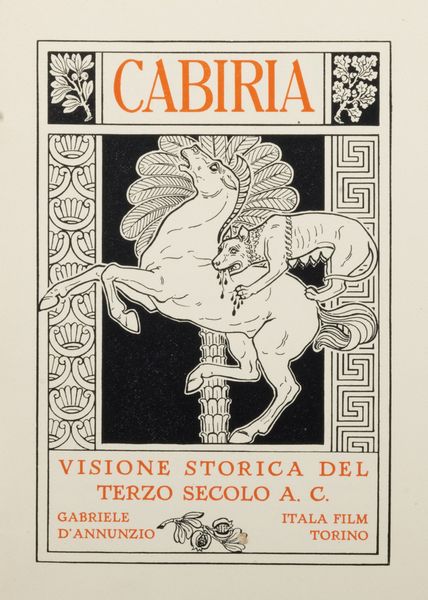 ,Gabriele D'Annunzio : Cabiria. Visione storica del terzo secolo A.C.  - Asta Libri, Autografi e Stampe - Associazione Nazionale - Case d'Asta italiane