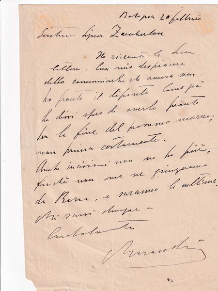 ,GIORGIO DE CHIRICO : Carteggio  - Asta Libri, Autografi e Stampe - Associazione Nazionale - Case d'Asta italiane