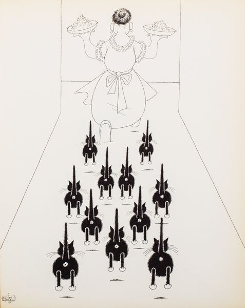 ,Albert Dubout : Entre Chats  - Asta Libri, Autografi e Stampe - Associazione Nazionale - Case d'Asta italiane