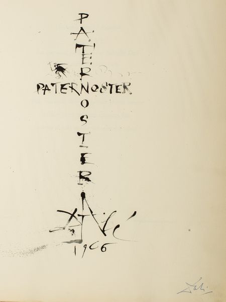 ,Salvador Dalì : Pater Noster  - Asta Libri, Autografi e Stampe - Associazione Nazionale - Case d'Asta italiane