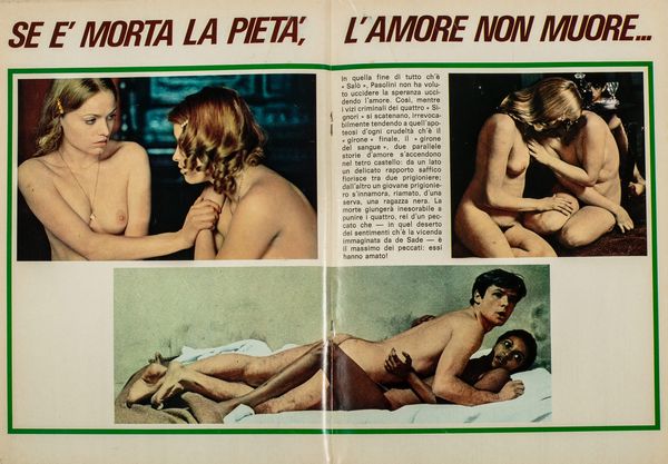 ,Pasolini, Pier Paolo : Sal�  o le 120 giornate di Sodoma. L'ultima sfida di Pasolini alla censura  - Asta Libri, Autografi e Stampe - Associazione Nazionale - Case d'Asta italiane