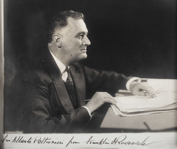 ,Franklin Delano Roosevelt : Foto con dedica  - Asta Libri, Autografi e Stampe - Associazione Nazionale - Case d'Asta italiane