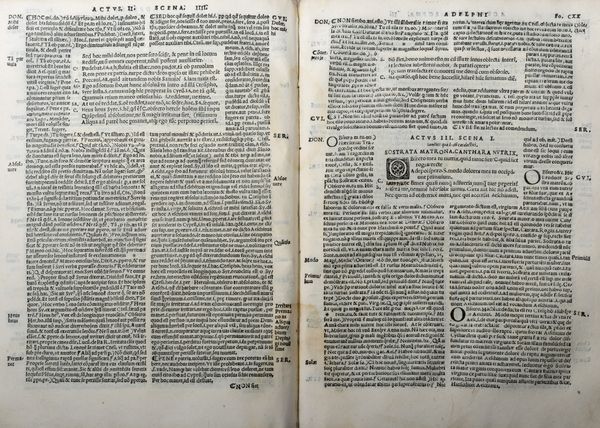 ,Terenzio, Publio Afro : Publii Terentii Comoediae sex cum interpretationibus Aelii Donati, Guidonis, Juuenalis Cenomani  - Asta Libri, Autografi e Stampe - Associazione Nazionale - Case d'Asta italiane