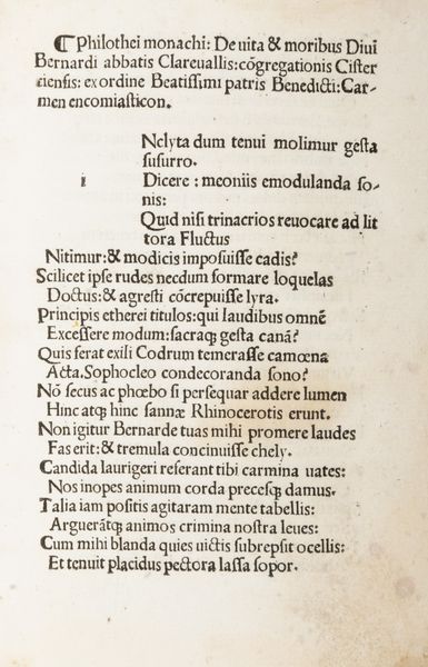 ,Incunabolo - Bernardus Claravallensis : Meditationes  - Asta Libri, Autografi e Stampe - Associazione Nazionale - Case d'Asta italiane