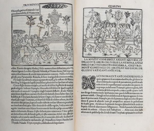,Colonna, Francesco : Hypnerotomachia Poliphili, ubi humana omnia non nisi somnium esse docet atque obiter plurima scitu sanequam digna commemorat  - Asta Libri, Autografi e Stampe - Associazione Nazionale - Case d'Asta italiane