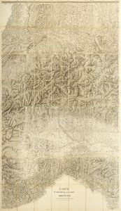 ,Louis Albert Ghislain Bacler D'Albe - Carte du Theatre de la Guerre en Suisse et en Italie. De la Carte de Bacler d'Albe