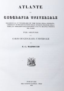 ,Francesco Costantino Marmocchi - Atlante di Geografia Universale