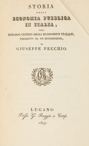 ,Giuseppe Pecchio - Storia dell'Economia Pubblica in Italia