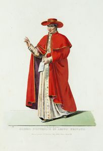 ,Salvatore Marroni : Raccolta dei principali costumi religiosi e militari della Corte Pontificia  - Asta Libri, Autografi e Stampe - Associazione Nazionale - Case d'Asta italiane