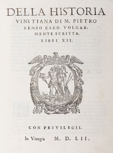 ,Bembo, Pietro - Della Historia Vinitiana