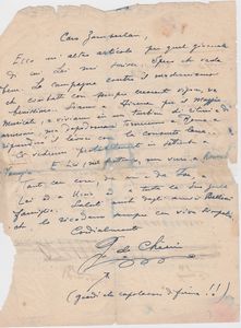 ,GIORGIO DE CHIRICO - Carteggio