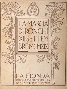 ,Gabriele D'Annunzio : La marcia di Ronchi  - Asta Libri, Autografi e Stampe - Associazione Nazionale - Case d'Asta italiane