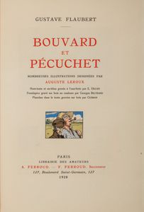 ,Flaubert, Gustave : Bouvard et P�cuchet  - Asta Libri, Autografi e Stampe - Associazione Nazionale - Case d'Asta italiane