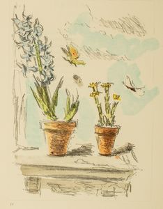 ,FILIPPO DE PISIS - Alcune poesie e dieci litografie a colori