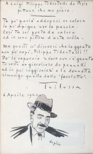,Trilussa [Carlo Alberto Salustri] - A Luigi Filippo Tibertelli de Pisis pittore che me piace
