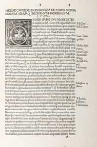 ,Helias Capreolus : Chronica de rebus Brixianorum  - Asta Libri, Autografi e Stampe - Associazione Nazionale - Case d'Asta italiane
