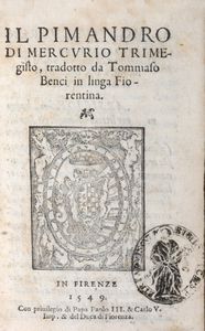 ,Hermes Trismegisto - Il Pimandro di Mercurio Trimegisto