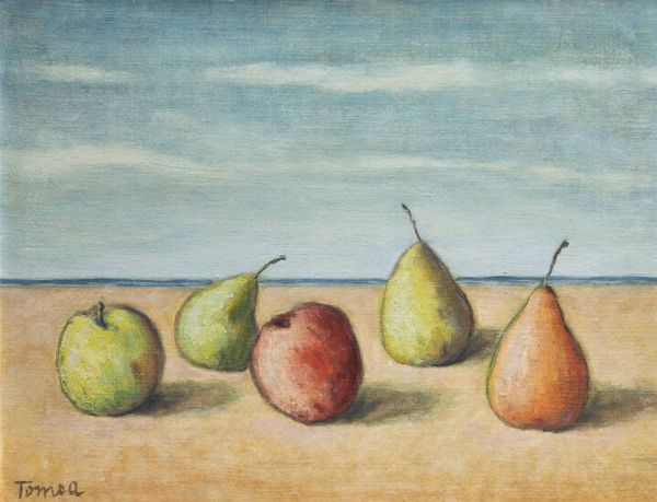 FIORENZO TOMEA Zopp di Cadore (BL) 1910 - 1960 Milano : Natura morta 1959  - Asta Asta 203 Dipinti - Associazione Nazionale - Case d'Asta italiane