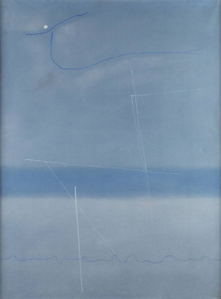 VALENTINO VAGO Barlassima (MI) 1931 - 2018 Milano : MA76 1982  - Asta Asta 203 Dipinti - Associazione Nazionale - Case d'Asta italiane