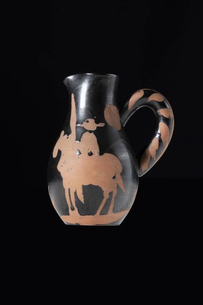 PABLO PICASSO Malaga (Spagna) 1881 - 1973 Mougins (Francia) : Picador 1952  - Asta Asta 203 Dipinti - Associazione Nazionale - Case d'Asta italiane