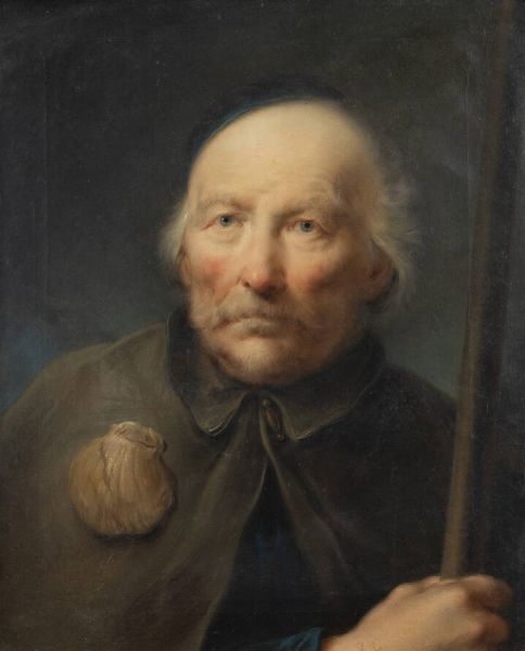GIUSEPPE NOGARI 1699-1763 ca : Ritratto di pellegrino  - Asta Asta 203 Dipinti - Associazione Nazionale - Case d'Asta italiane