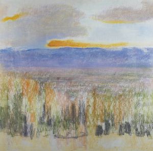 FRANCESCO MENZIO Tempio Pausania (SS) 1899 - 1979 Torino - Paesaggio 1978