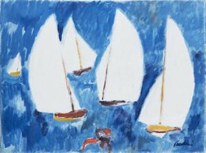 ENRICO PAULUCCI Genova 1901 - 1999 Torino - Vele