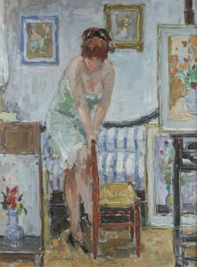 MASSIMO QUAGLINO Refrancore (AT) 1899 - 1982 Torino - In studio