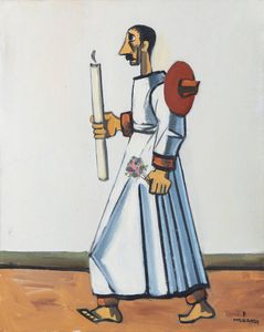 PIETRO MORANDO Alessandria 1892 - 1980 - Il fratellone