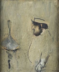 CARLO MATTIOLI Modena 1911 - 1994 - Ritratto di Manz1971