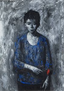 XAVIER BUENO Vera di Bidasoa (Spagna) 1915 - 1979 Firenze - Fanciullo