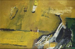 PIERO RUGGERI Torino 1930 - 2009 - Paesaggio giallo 1966