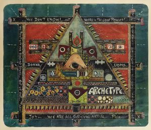 GUY HARLOFF Parigi 1933 - 1991 Galliate (NO) - Senza titolo 1962