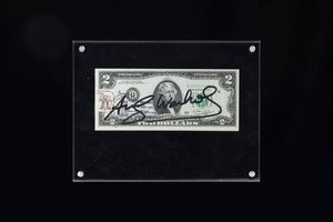 ANDY WARHOL Pittsburgh (USA) 1927 - 1987 New York (USA) - Two dollars Thomas Jefferson