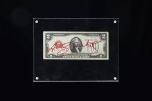 ANDY WARHOL Pittsburgh (USA) 1927 - 1987 New York (USA) - Two dollars Thomas Jefferson