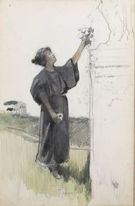 ANDREA TAVERNIER Torino 1858 - 1932 Grottaferrata (RM) - Album di Andrea Tavernier