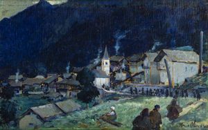 MATTEO OLIVERO Acceglio (CN) 1879 - 1932 Saluzzo (CN) - Ave Maria