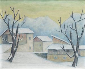 FIORENZO TOMEA Zopp di Cadore (BL) 1910 - 1960 Milano - Neve 1958