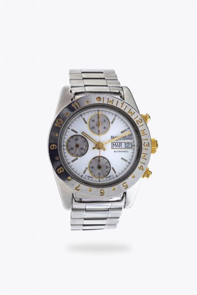 Eberhard : Mod. Chronograph  anni '90  - Asta Asta 204 Orologi - Associazione Nazionale - Case d'Asta italiane
