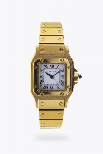 CARTIER : Mod. �Santos Lady�  anni '90  - Asta Asta 204 Orologi - Associazione Nazionale - Case d'Asta italiane