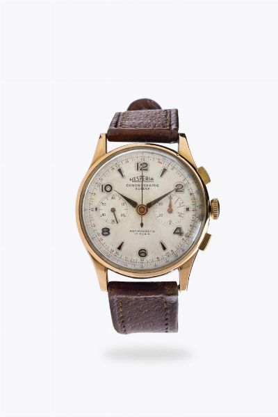 HESPERIA : Mod. �Chronograph�  anni '50  - Asta Asta 204 Orologi - Associazione Nazionale - Case d'Asta italiane