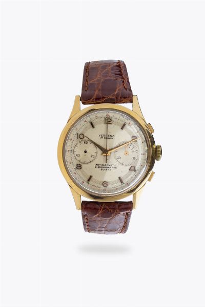 VERBENA : Mod. �Chronograph� anni '60  - Asta Asta 204 Orologi - Associazione Nazionale - Case d'Asta italiane