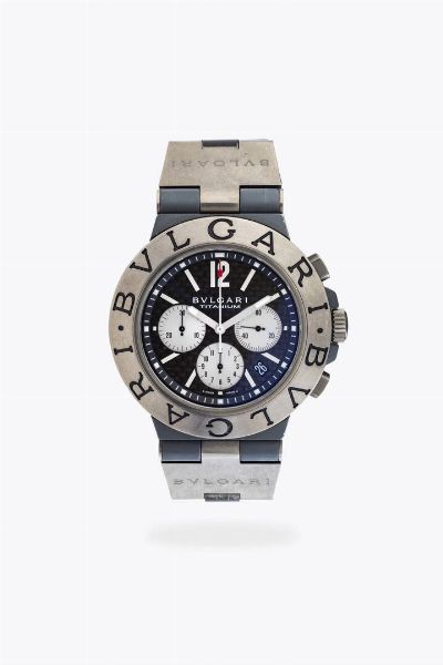 bulgari : Mod. Diagopno  ref. TI44TACH  serie recente  - Asta Asta 204 Orologi - Associazione Nazionale - Case d'Asta italiane